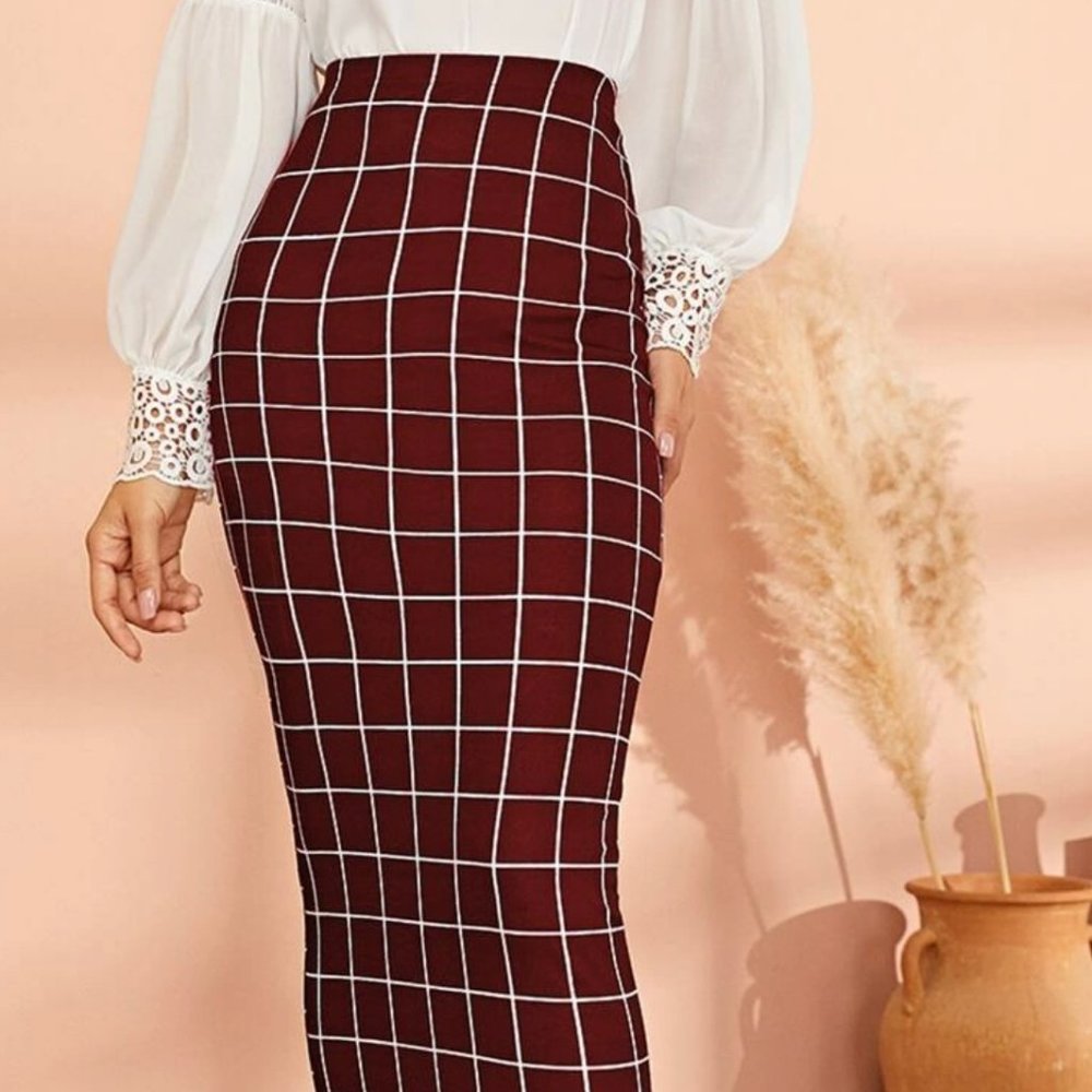 Plaid skirt